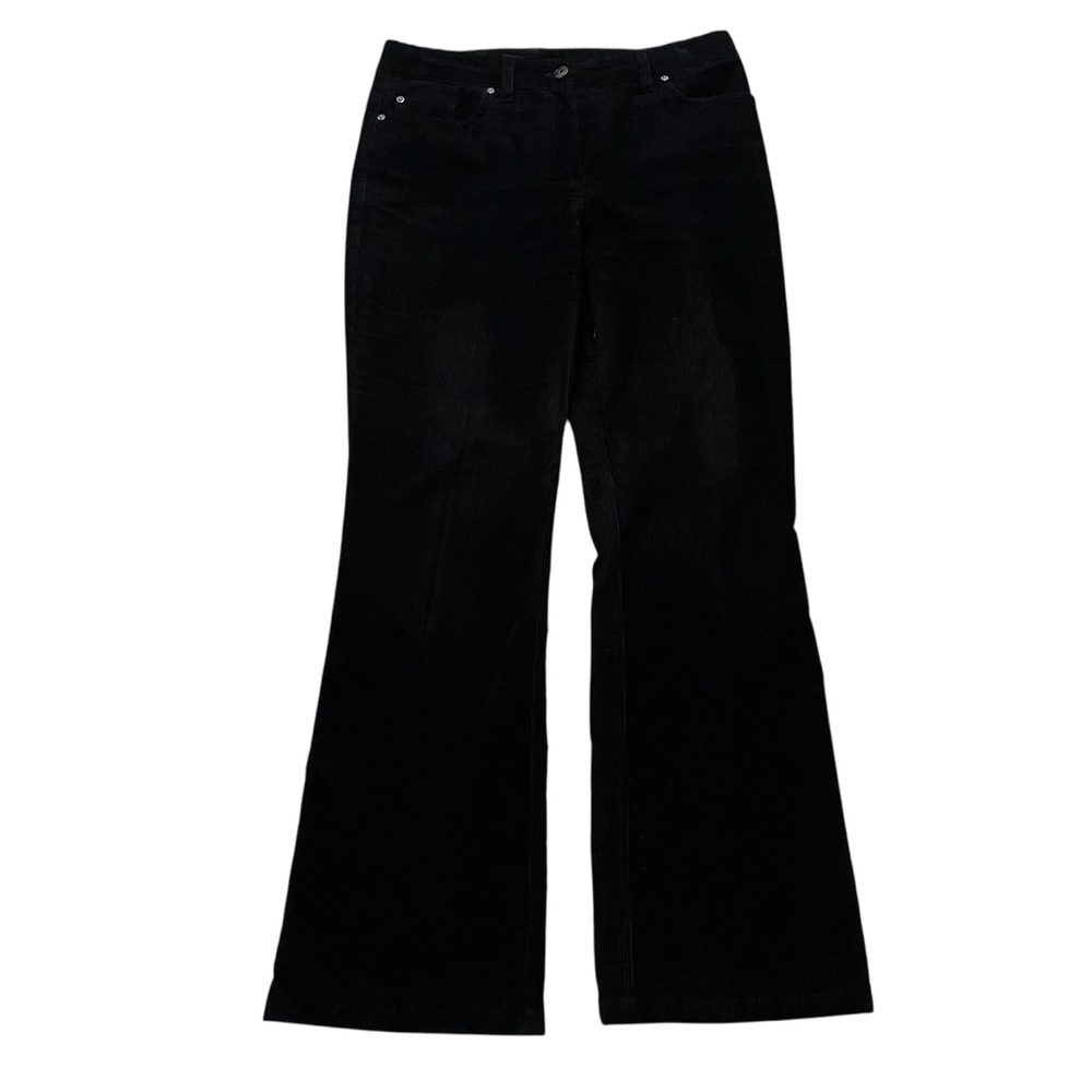 Etcetera Black Corduroy Wide Leg Jeans 6